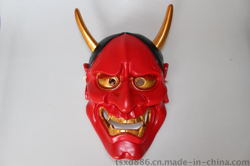 万圣节包邮珍藏版般若主题面具日本佛教鬼首般若面具树脂