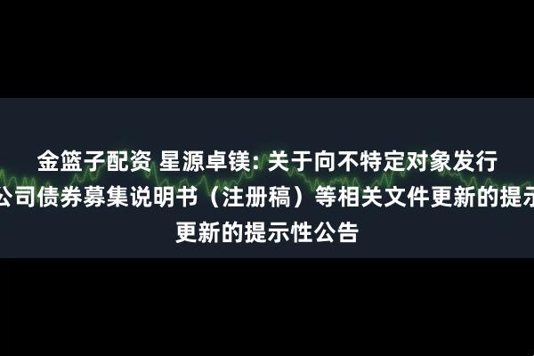 金篮子配资 星源卓镁: 关于向不特定对象发行可转换公司债券募集说明书（注册稿）等相关文件更新的提示性公告